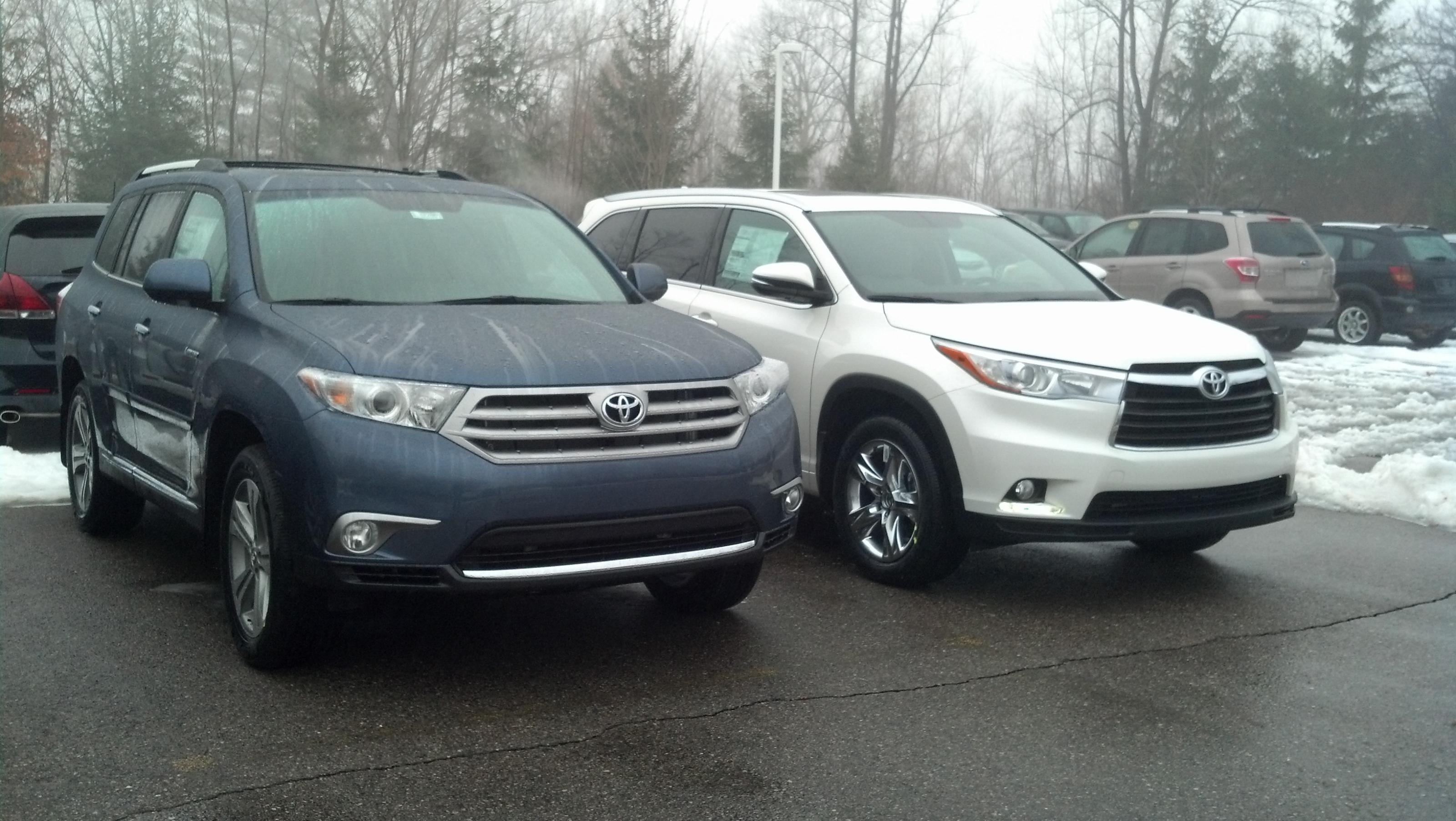 2013 Vs 2014 Highlander Pictures Toyota Nation Forum