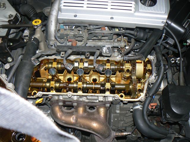 remove engine sludge toyota #3