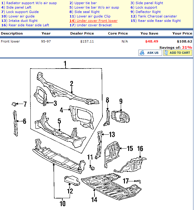 toyota sienna engine under cover #3