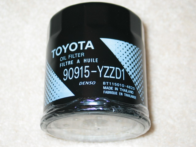 Toyota oil filter 90915 yzzg1