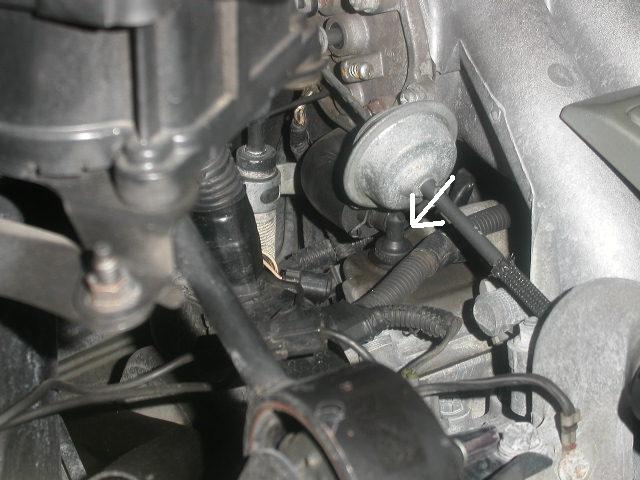 2004 Toyota camry pcv valve location