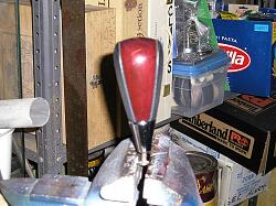 MINT condition black leather/wood shift knob f/s-p9100277.jpg