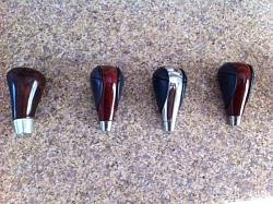 FS: 1998-2006 (1) black &amp; chrome is250 dark leather cherry shift knobs (2)-photo74.jpg