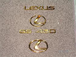 FOR SALE-Complete GS430 Gold Emblem Kit-gold-003.jpg