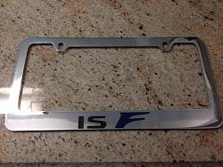 IS-F license plate frame-image-1839013351.jpg