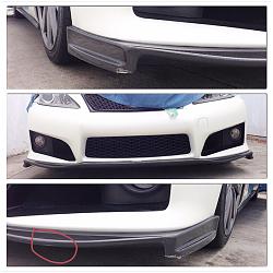 ISF Tom's front lip and rear diffuser for sale-image.jpg