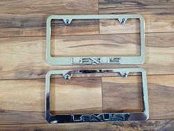 F/S Lexus License plate frame chrome/polish-image.jpg