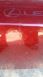 Opinion Needed: Weird Residue on Bumper/Door Scratch (Pictures)-appliquedamage.jpg