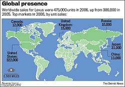 Detroit News: Lexus aims to conquer globe with luxury sales-bilde2a.jpg