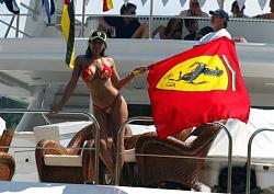 2 girls and Ferrari 458 photo op-ferrari-flag.jpg