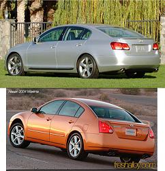 2004 Maxima vs. 2006 GS visual comparison-rear-3_4.jpg