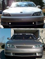 Headlights on 92-96 ES interchangeable?-grille-difference.jpg