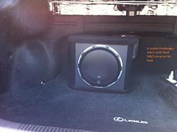 Installed JL Audio W6 Subwoofer in 07 Lexus ES350-img_0135.jpg