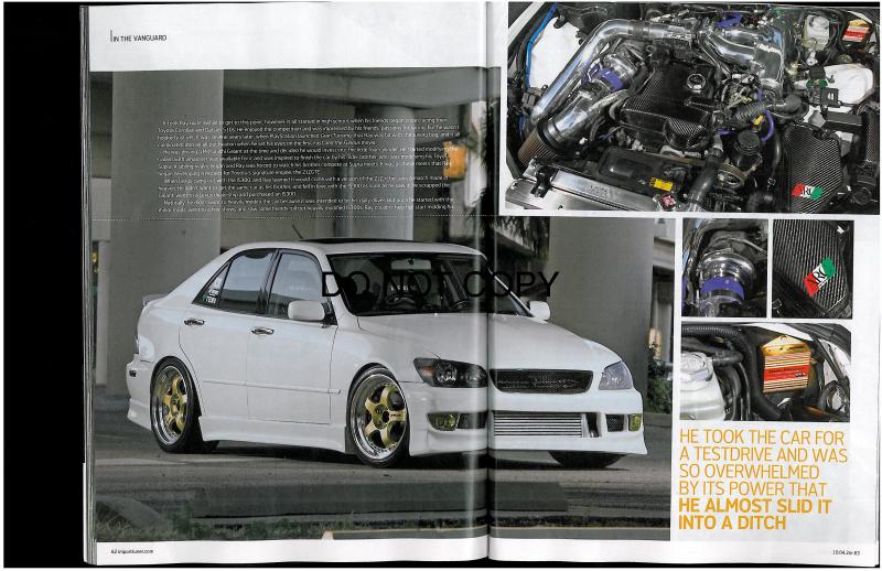 My 15 Minutes of Fame - Import Tuner Feature 4/2010 - ClubLexus - Lexus  Forum Discussion