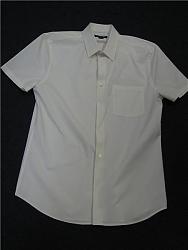 FS: Express fashion mens white button short sleeve shirt sz L nwot-151753917_o.jpg