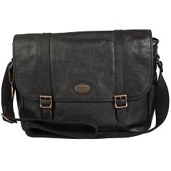 Fossil Men's Leather Estate Messenger Black Laptop Bag-estate.jpg