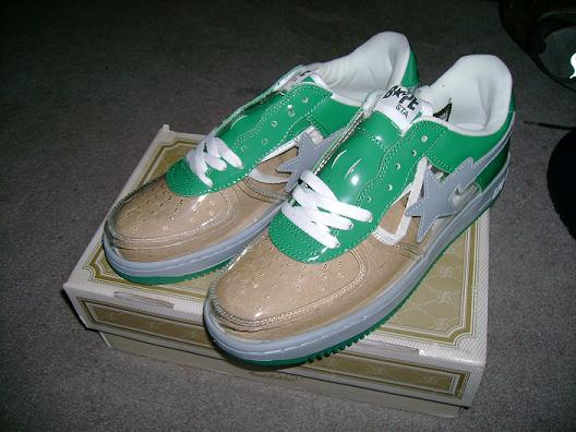 clear bathing ape shoes