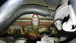 Finally found the source of my oil leak...would this be a valve gasket leak?-gasketleak.jpg