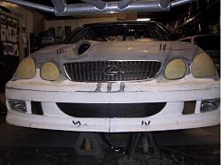Updated pics of our GS300 Drag Car!-front-end.jpg