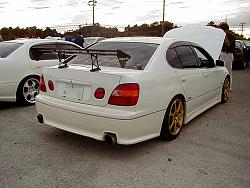 Do you prefer the GS with no spoiler, the stock spoiler, or an aftermarket spoiler?-whitegshugewing.jpg