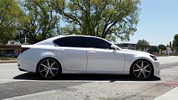 Do you have a non f-sport dropped on aftermarket wheels?-gs-350-1.jpg