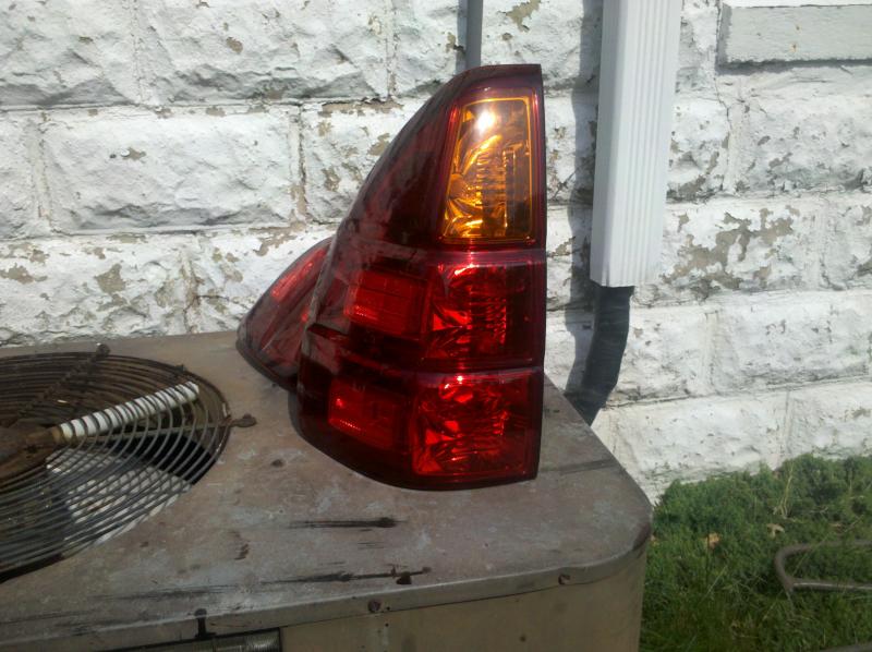 black out tail lights