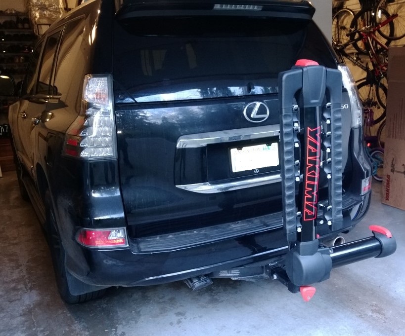 tow hitch bike rack