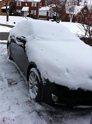 Pic of your 2IS - RIGHT NOW!-snow-car.jpg