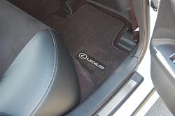 Added embroidered patch to my rear floor mats..-rearmat.jpg