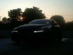 Pics of my '06 IS250 with 2011MY headlights w/ LED Strip-my-is-f-sunset.jpg