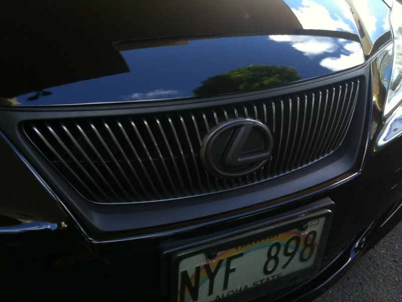 DIY - Matte Black Emblems - Plastidip, no emblem removal required! -  ClubLexus - Lexus Forum Discussion