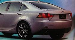 The 2014 Lexus IS is expected to make its official debut at the 2013 NAIAS in Detroit-2014-lexus-is-rear.jpg