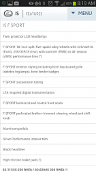 F Sport package not a great value considering what you give up.-forumrunner_20131012_081936.png