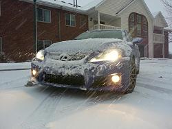 I just drove in the snow! Snow tires FTW!-20130207_165137.jpg