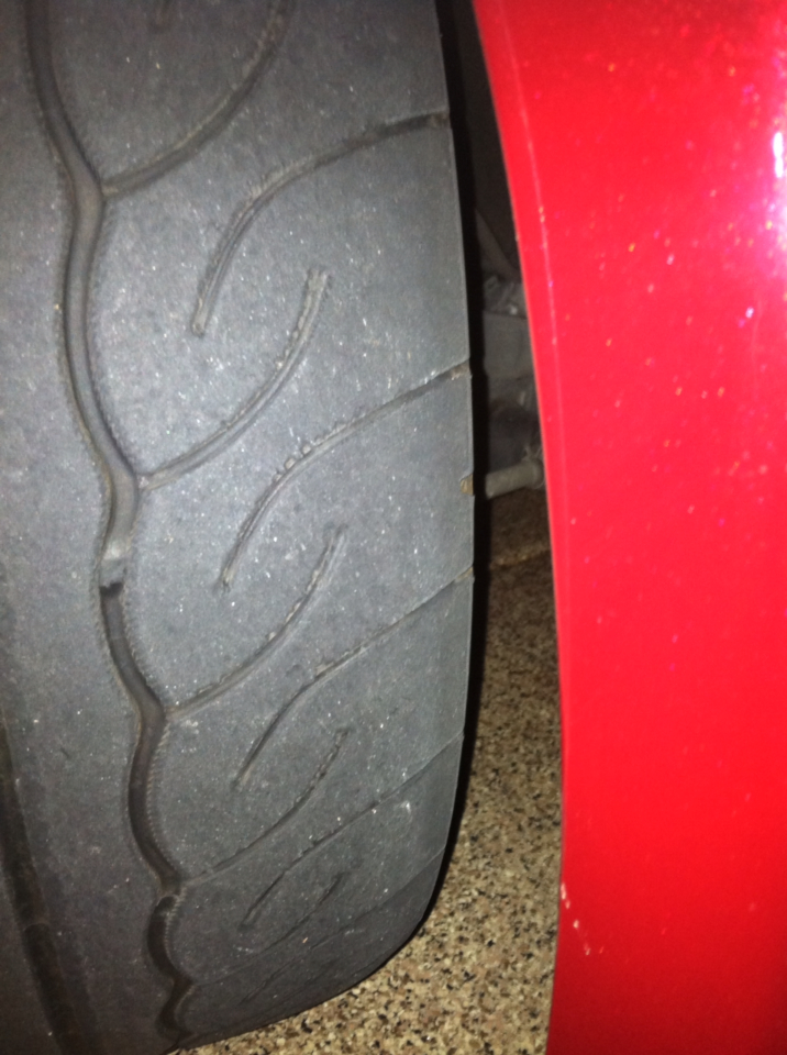How did my tire wear on the inside like this? - ClubLexus - Lexus Forum  Discussion