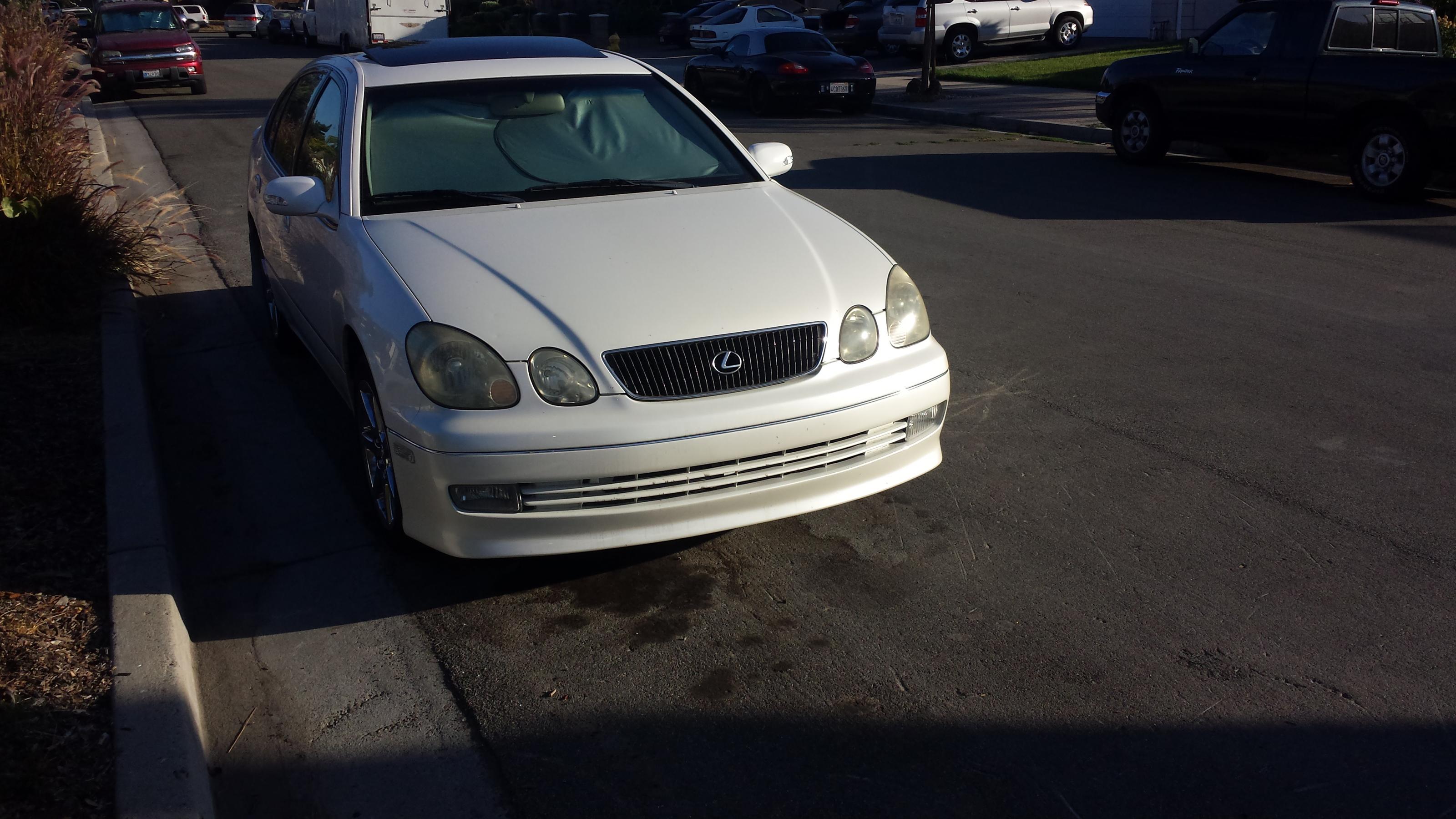 CA White 1999 Lexus GS300 with bodykit and wood wheel 6700 obo