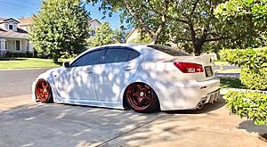 2010 Lexus IS-F Bagged NorCal-angle-rear.jpe