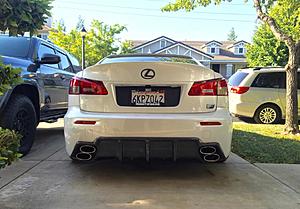 2010 Lexus IS-F Bagged NorCal-rear.jpe