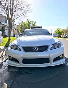 2010 Lexus IS-F Bagged NorCal-front-led-headlight.jpe