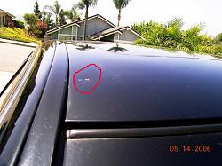 FS: 1998 GS400 Black on tan, (So. Cal.)-4sale-roofdent.jpg