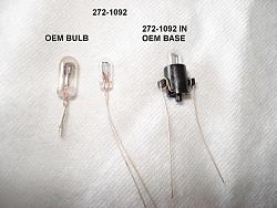 I do not recommend using 272-1092 bulbs from radio shack for replacing climate bulbs-climate-023-small.jpg