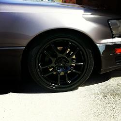 My LS400 On Cut Springs!!! Rides Same As Factory!!! Check It Out!-lexus-black-wheel.jpg