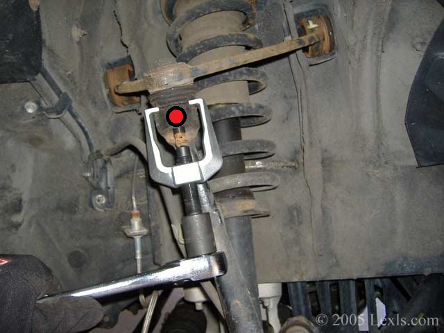 Cannot separate UCA ball joint from steering knuckle - ClubLexus - Lexus  Forum Discussion