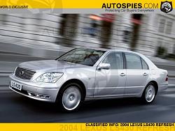 World Exclusive: First real pictures of the 2004 Lexus LS430-1.jpg