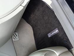 LS460 Mats Do Work in LS430...Ecru/Dark Brown-passanger-front.jpg