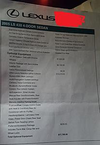 LS 430s - Actual Cost When New?-20180222_183037.jpg