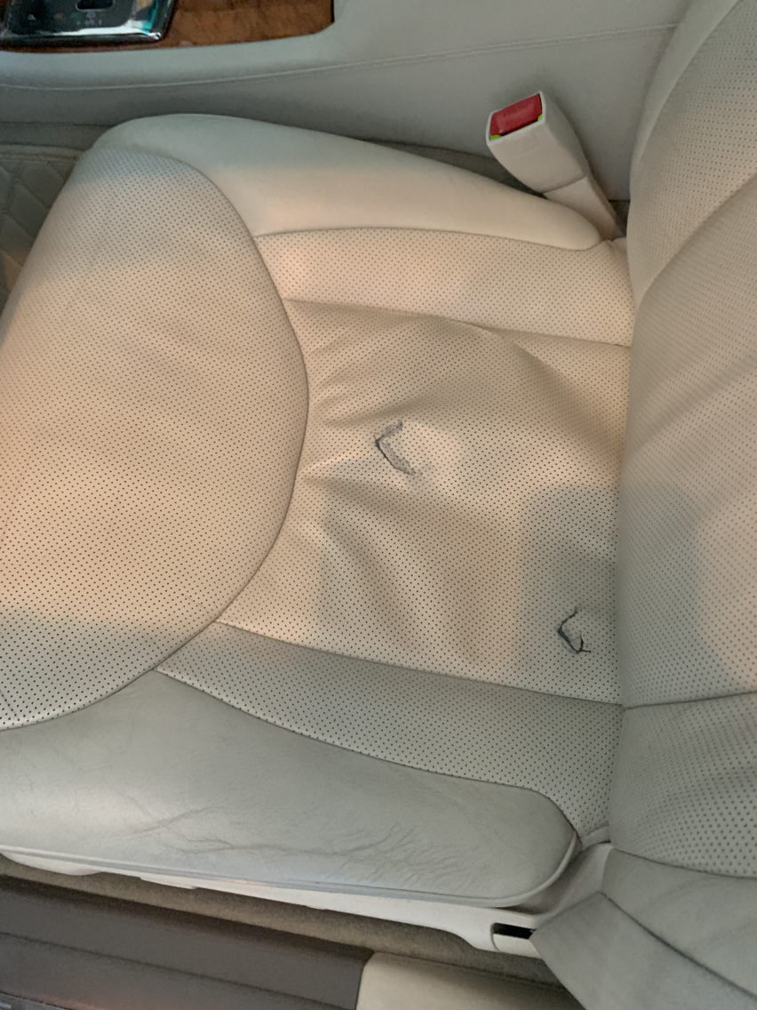 Seat leather ripped! - ClubLexus - Lexus Forum Discussion