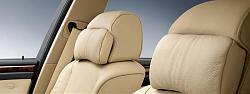 Rear seat entertainment in the LS460-headrests.jpg