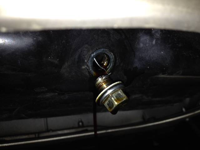 Oil Pan plug threads stripped by dealer - ClubLexus - Lexus Forum ...