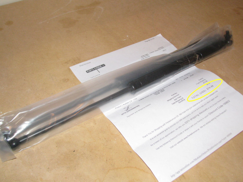 Ford explorer hood strut replacement #5